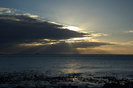 Coucher de soleil a Sea point