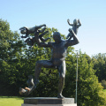 Statue dans le parc Vigeland