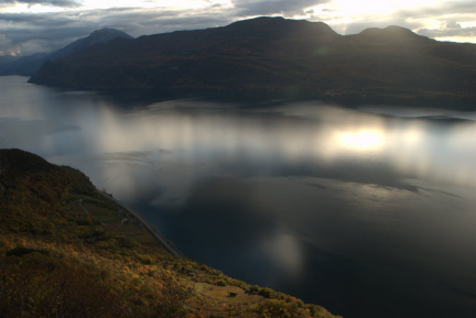 Rayons sur le lac du Bourget