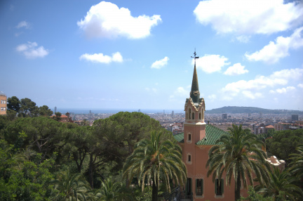 Vue du parc Güell